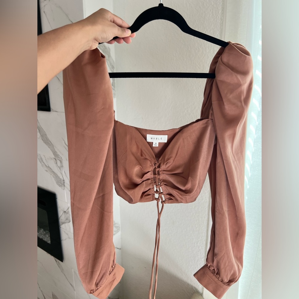 Blouse crop top